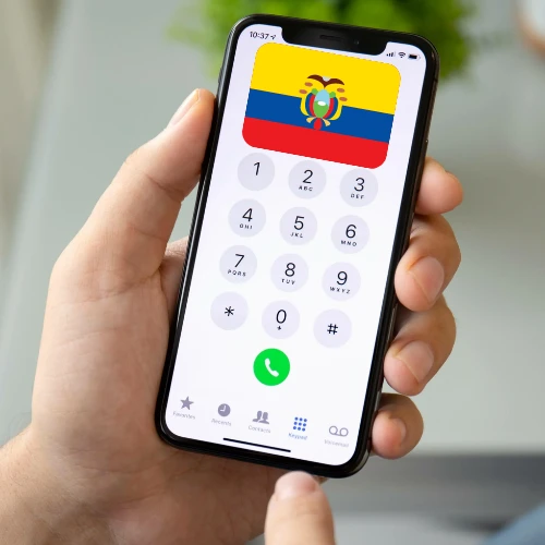 Ecuador phone numbers for SMS receive